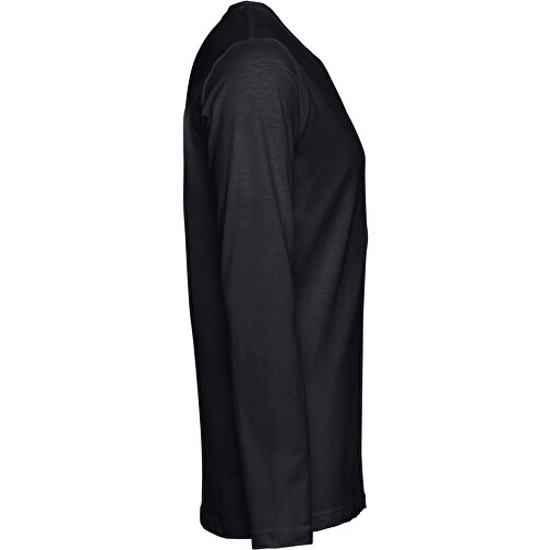 THC BUCHAREST. Herren Langarm T-Shirt , schwarz, 100% Baumwolle, XXL, 78,00cm x 61,00cm (Länge x Breite), Bild 3