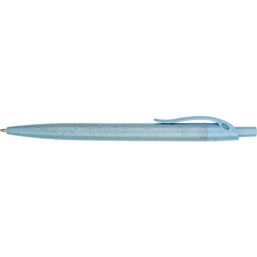 Kugelschreiber Sao Paulo Express , Promo Effects, blau, Weizenstroh, Kunststoff, 13,90cm (Länge), Bild 6