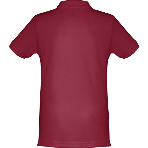 THC ADAM KIDS. Kurzärmeliges Baumwoll-Poloshirt Für Kinder (unisex) , burgunder, 100% Baumwolle, 6, 51,00cm x 37,00cm (Länge x Breite), Bild 2