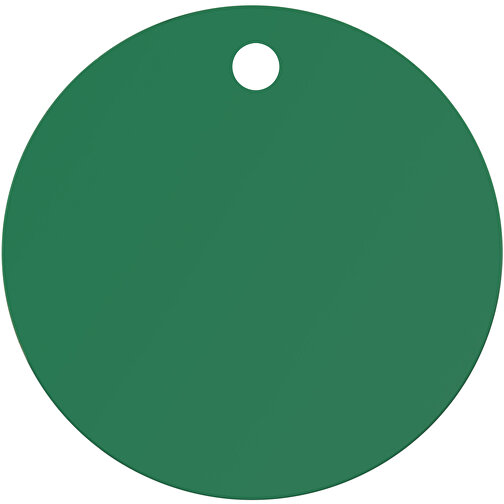 1€-Chip , grün, ABS, 0,20cm (Höhe), Bild 1