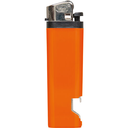 Flint Lighter , orange, ABS, 8,10cm x 1,00cm x 2,40cm (Länge x Höhe x Breite), Bild 1