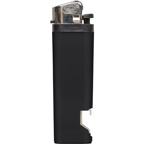 Flint Lighter , schwarz, ABS, 8,10cm x 1,00cm x 2,40cm (Länge x Höhe x Breite), Bild 1