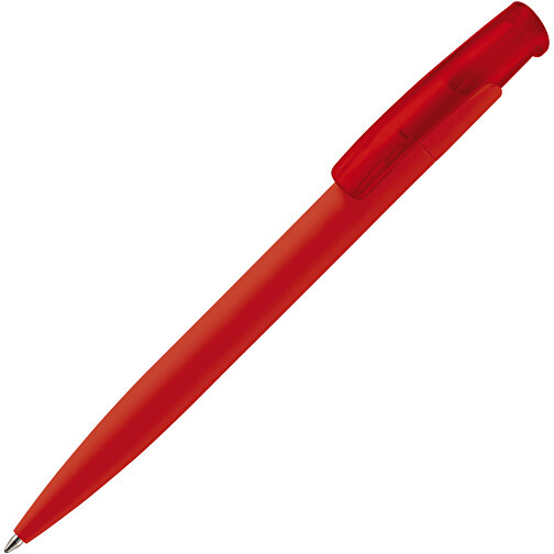 Kugelschreiber Avalon Soft-Touch , rot, ABS, 14,60cm (Länge), Bild 2