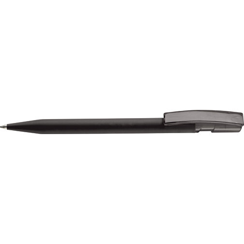 Kugelschreiber Nash Soft-Touch , schwarz, ABS, 14,50cm (Länge), Bild 3