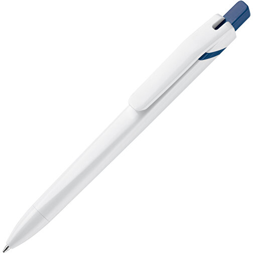Kugelschreiber SpaceLab , weiss / dunkelblau, ABS, 14,50cm (Länge), Bild 2