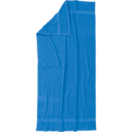 Strandhandtuch SUMMER TRIP , blau, 100% Baumwolle 375 g/m², 70,00cm x 140,00cm (Länge x Breite), Bild 1