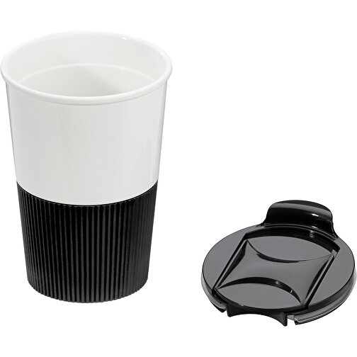 Økologisk kopp laget av PLA med silikonvarmebeskyttelse for å ta med seg, Bilde 3