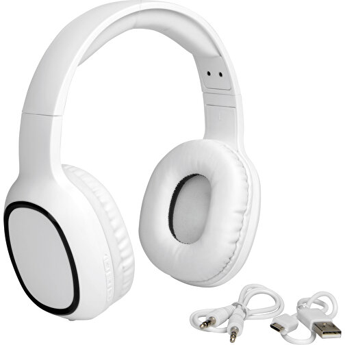 Wireless Kopfhörer INDEPENDENCE , weiß, Kunststoff, 19,00cm x 7,50cm x 15,50cm (Länge x Höhe x Breite), Bild 1