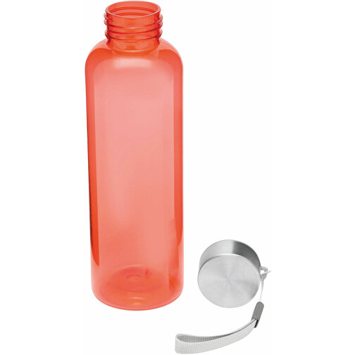 Trinkflasche PLAINLY , rot, Kunststoff / Edelstahl / Nylon, 21,00cm (Höhe), Bild 3