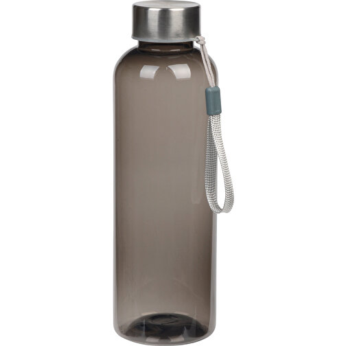 Trinkflasche PLAINLY , grau, Kunststoff / Edelstahl / Nylon, 21,00cm (Höhe), Bild 1