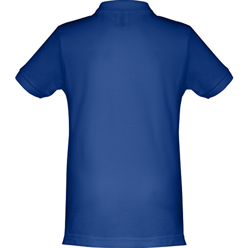 THC ADAM KIDS. Kurzärmeliges Baumwoll-Poloshirt Für Kinder (unisex) , königsblau, 100% Baumwolle, 12, 63,00cm x 46,00cm (Länge x Breite), Bild 2