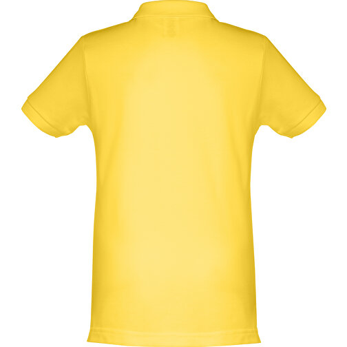 THC ADAM KIDS. Kurzärmeliges Baumwoll-Poloshirt Für Kinder (unisex) , gelb, 100% Baumwolle, 4, 48,00cm x 34,00cm (Länge x Breite), Bild 2