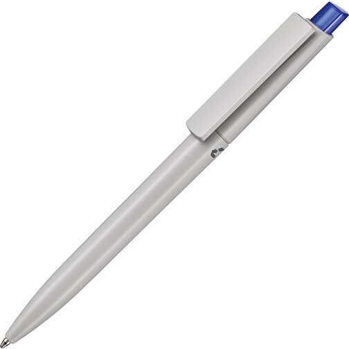 Kugelschreiber CREST RECYCLED + , Ritter-Pen, grau / royalblau, ABS-Kunststoff, 14,90cm (Länge), Bild 2