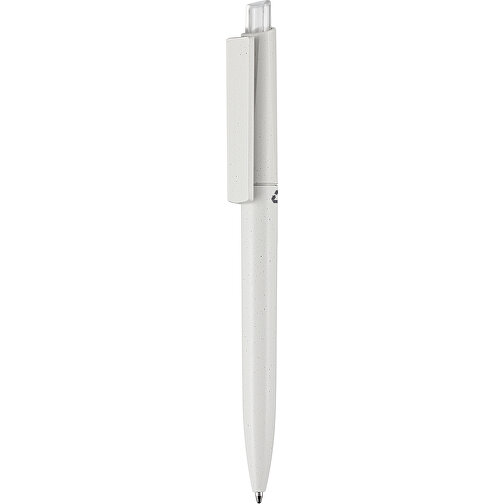 Kugelschreiber CREST RECYCLED + Grau , Ritter-Pen, grau recycled/transp. TR/FR, ABS-Kunststoff, 149,00cm (Länge), Bild 1