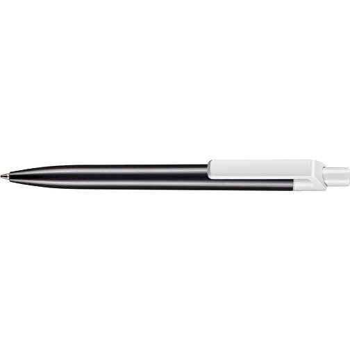Kugelschreiber INSIDER RECYCLED , Ritter-Pen, weiss, ABS-Kunststoff, 142,00cm (Länge), Bild 3
