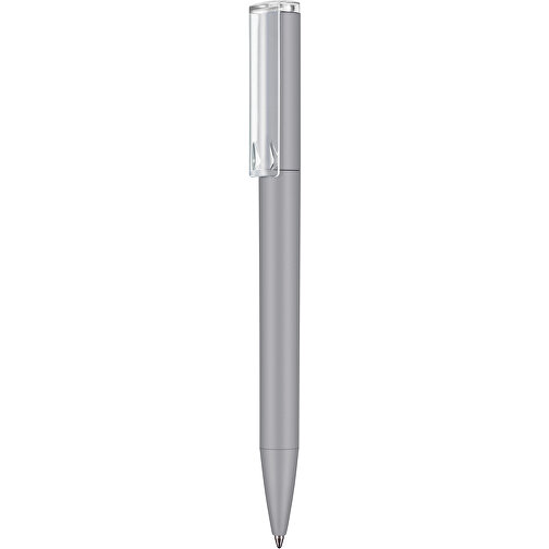 Kugelschreiber LIFT SOFT P , Ritter-Pen, stein-grau, ABS-Kunststoff, 140,00cm (Länge), Bild 1
