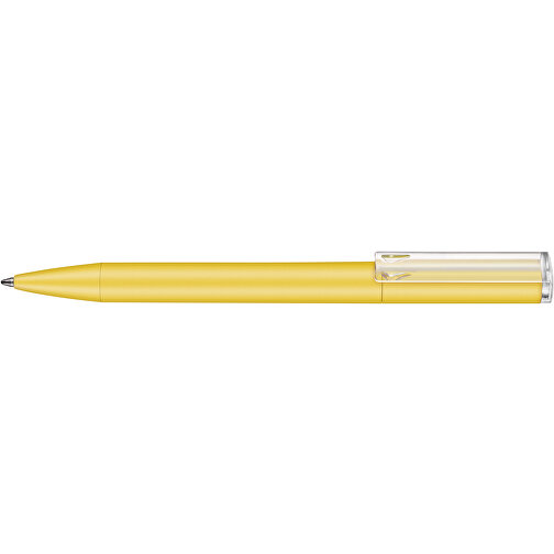 Kugelschreiber LIFT SOFT P , Ritter-Pen, zitronen-gelb, ABS-Kunststoff, 140,00cm (Länge), Bild 3