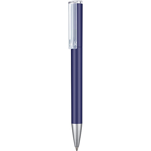 Kugelschreiber LIFT SOFT , Ritter-Pen, nacht-blau, ABS-Kunststoff, 140,00cm (Länge), Bild 1