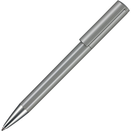 Kugelschreiber LIFT , Ritter-Pen, stein-grau, ABS-Kunststoff, 140,00cm (Länge), Bild 2