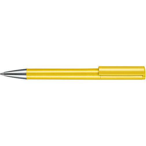 Kugelschreiber LIFT , Ritter-Pen, zitronen-gelb, ABS-Kunststoff, 140,00cm (Länge), Bild 3