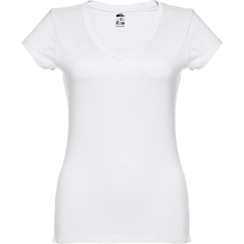 THC ATHENS WOMEN WH. Damen T-shirt , weiß, 100% Baumwolle, L, 66,00cm x 46,00cm (Länge x Breite), Bild 1