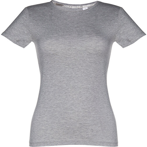 THC SOFIA 3XL. Damen T-shirt , hellgrau melliert, 100% Baumwolle, 3XL, 70,00cm x 56,00cm (Länge x Breite), Bild 1