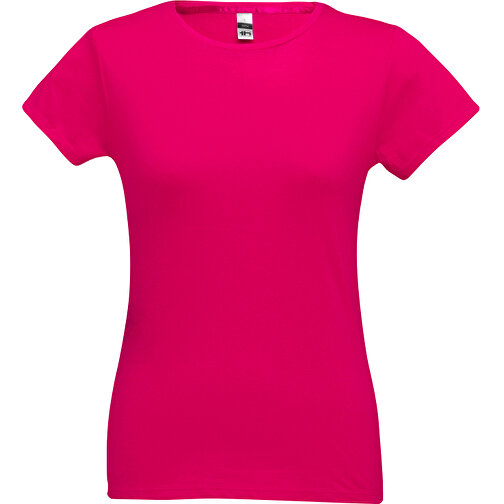 THC SOFIA 3XL. Damen T-shirt , wasserblau, 100% Baumwolle, 3XL, 70,00cm x 56,00cm (Länge x Breite), Bild 2