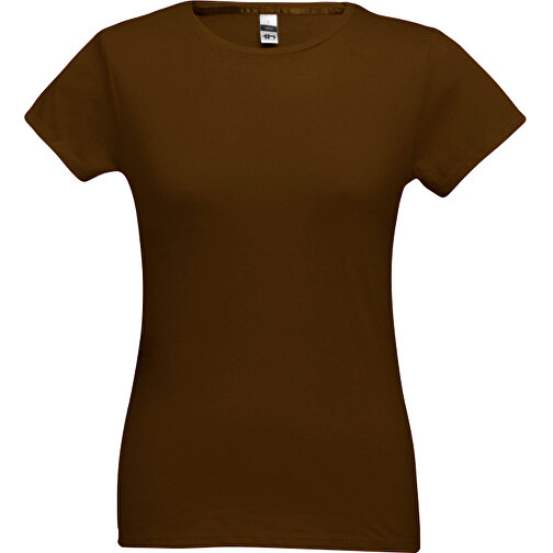 THC SOFIA 3XL. Damen T-shirt , dunkelbraun, 100% Baumwolle, 3XL, 70,00cm x 56,00cm (Länge x Breite), Bild 1