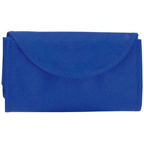 Faltbare Tasche KONSUM , blau, Vliesstoff, 38,00cm x 42,00cm (Länge x Breite), Bild 1