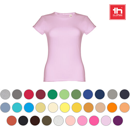 THC SOFIA. Tailliertes Damen-T-Shirt , nachtblau, 100% Baumwolle, M, 62,00cm x 0,30cm x 44,00cm (Länge x Höhe x Breite), Bild 2