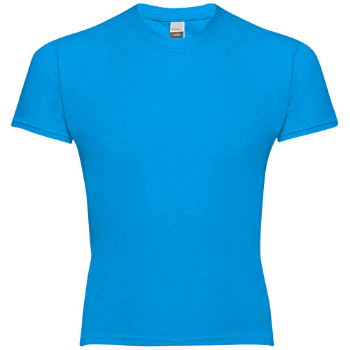 THC QUITO. Unisex Kinder T-shirt , wasserblau, 100% Baumwolle, 8, 51,00cm x 40,00cm (Länge x Breite), Bild 1