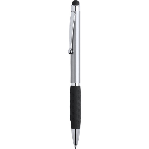 Kugelschreiber Pointer SAGUR , silber, ABS, 13,50cm (Breite), Bild 1