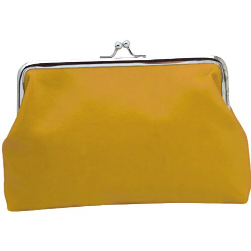 Portemonnaie BECKY , gelb, PVC, 17,00cm x 2,00cm x 11,00cm (Länge x Höhe x Breite), Bild 1