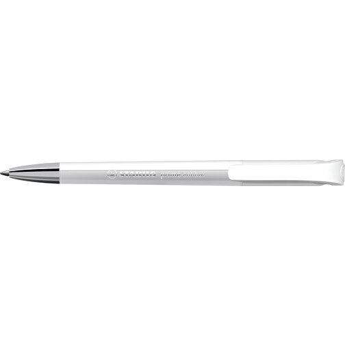 STABILO Prime Antibac Kugelschreiber , Stabilo, weiß, Kunststoff, 14,70cm x 1,60cm x 1,20cm (Länge x Höhe x Breite), Bild 2
