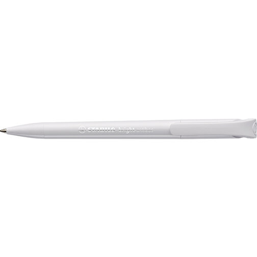 STABILO Bright Antibac Kugelschreiber , Stabilo, weiß, Kunststoff, 14,70cm x 1,60cm x 1,20cm (Länge x Höhe x Breite), Bild 2