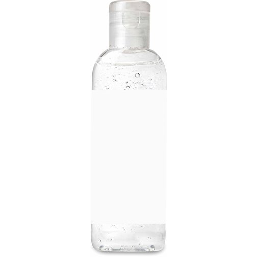 100 Ml Alkoholisches Handreinigungsgel Für Die Praktische Reinigung Ohne Wasser , transparent, Kunststoff, 3,90cm x 12,70cm x 3,90cm (Länge x Höhe x Breite), Bild 3