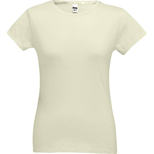 THC SOFIA. Tailliertes Damen-T-Shirt , pastellgelb, 100% Baumwolle, XXL, 68,00cm x 53,00cm (Länge x Breite), Bild 1