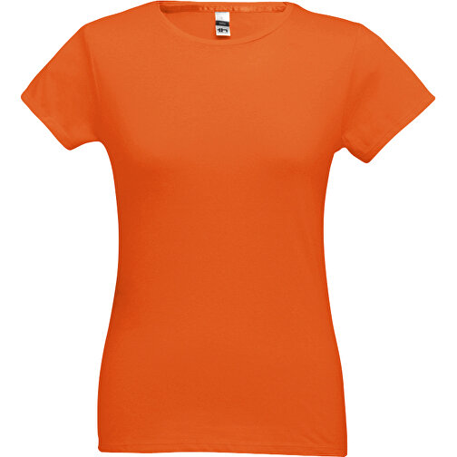 THC SOFIA. Tailliertes Damen-T-Shirt , orange, 100% Baumwolle, XXL, 68,00cm x 53,00cm (Länge x Breite), Bild 1
