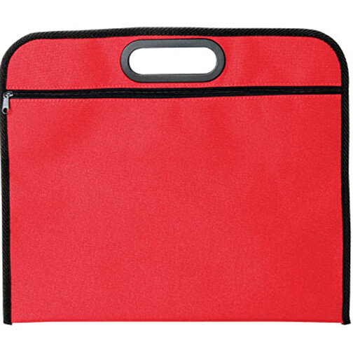 Dokumententasche JOIN , rot, Polyester 6D, 38,00cm x 32,00cm (Länge x Breite), Bild 1