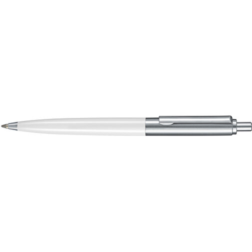 Kugelschreiber KNIGHT , Ritter-Pen, weiss, ABS + Metall, 13,40cm (Länge), Bild 3