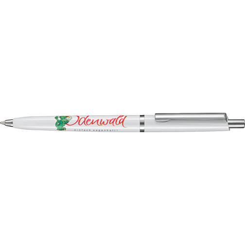 Kugelschreiber CLASSIC , Ritter-Pen, weiß, ABS-Kunststoff, 13,40cm (Länge), Bild 3