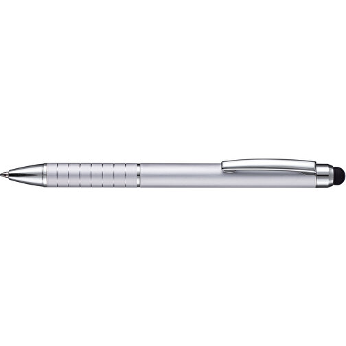 Kugelschreiber TOUCHPEN , Ritter-Pen, silber, Aluminium, 12,60cm (Länge), Bild 3