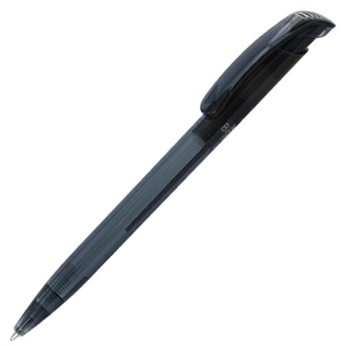 Kugelschreiber BIO-CLEAR , Ritter-Pen, rauchgrau, ABS-Kunststoff, 14,80cm (Länge), Bild 2