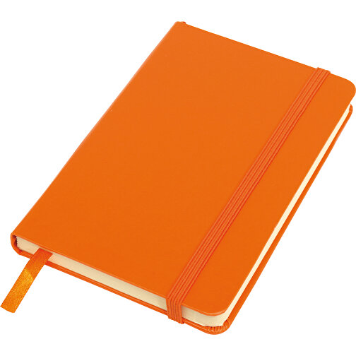 Notizbuch ATTENDANT Im DIN-A6-Format , orange, Papier, 14,20cm x 1,20cm x 9,20cm (Länge x Höhe x Breite), Bild 1