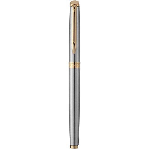 Waterman Hémisphère Tintenroller , Waterman, silber / gold, Edelstahl, 17,60cm (Länge), Bild 2