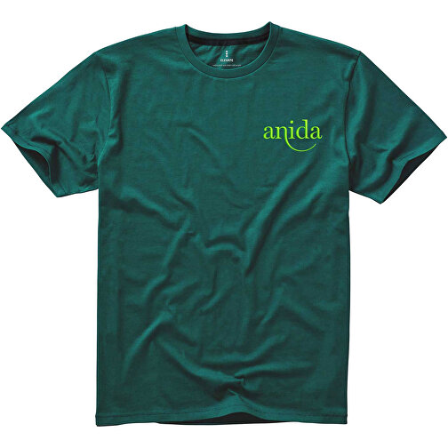 Nanaimo T-Shirt Für Herren , waldgrün, Single jersey Strick 100% BCI Baumwolle, 160 g/m2, L, , Bild 4