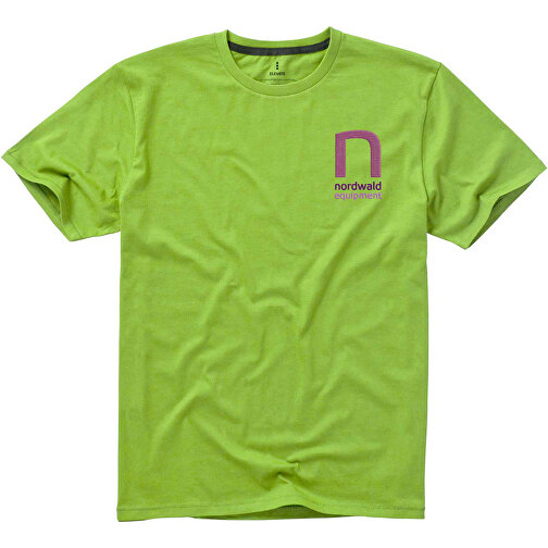 Nanaimo T-Shirt Für Herren , apfelgrün, Single jersey Strick 100% BCI Baumwolle, 160 g/m2, XL, , Bild 4