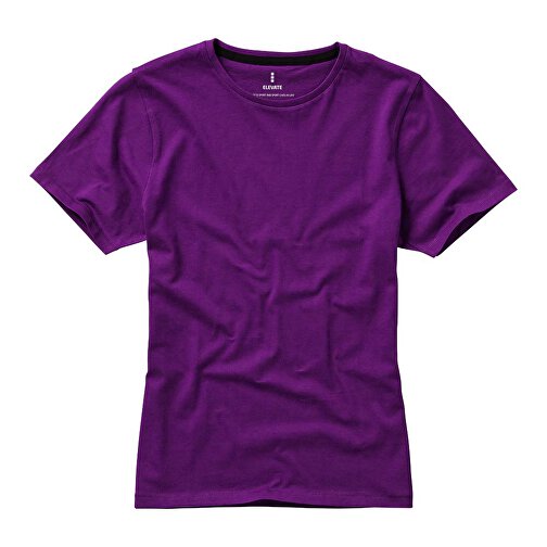Nanaimo – T-Shirt Für Damen , pflaume, Single jersey Strick 100% BCI Baumwolle, 160 g/m2, S, , Bild 9