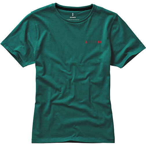 Nanaimo – T-Shirt Für Damen , waldgrün, Single jersey Strick 100% BCI Baumwolle, 160 g/m2, XL, , Bild 2