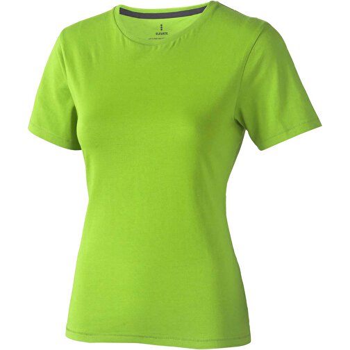 Nanaimo – T-Shirt Für Damen , apfelgrün, Single jersey Strick 100% BCI Baumwolle, 160 g/m2, S, , Bild 1